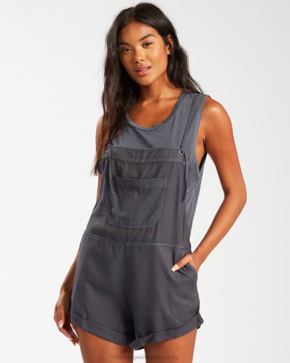 Women Ink Billabong Wild Pursuit Romper 80P81322