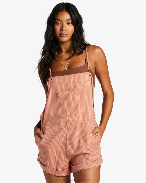Women Rose Dawn Billabong Wild Pursuit Romper 80P81364