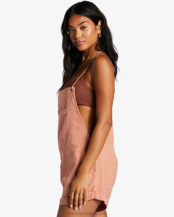 Women Rose Dawn Billabong Wild Pursuit Romper 80P81364