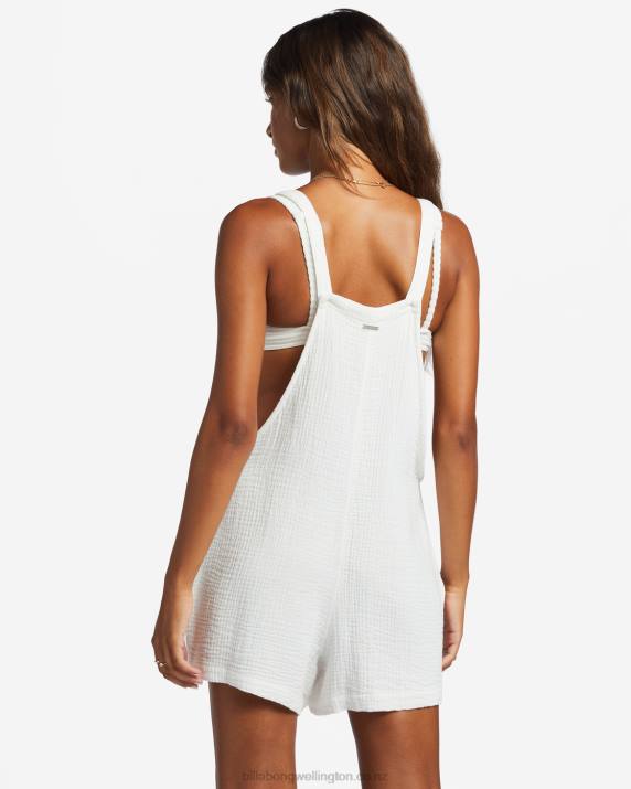 Women Salt Crystal Billabong Beach Crush Romper 80P81893
