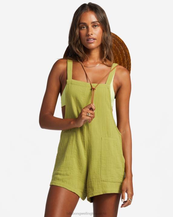 Women Seaweed Billabong Beach Crush Romper 80P81775