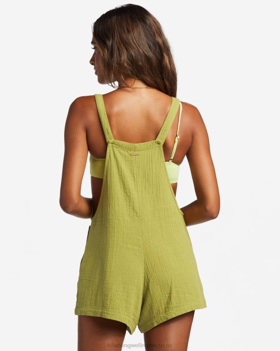 Women Seaweed Billabong Beach Crush Romper 80P81775