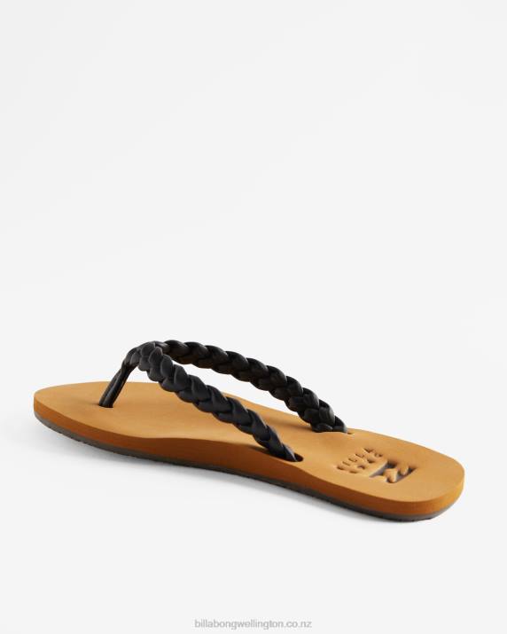 Women Black Billabong Onshore Sandals 80P82492
