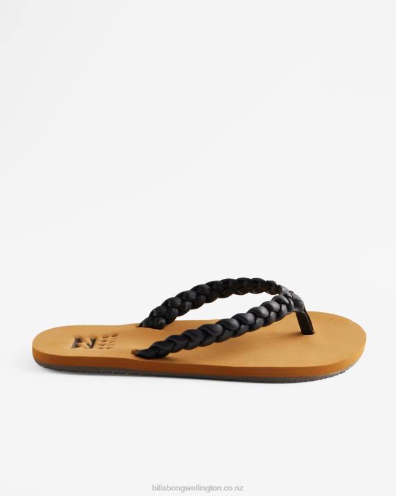 Women Black Billabong Onshore Sandals 80P82492