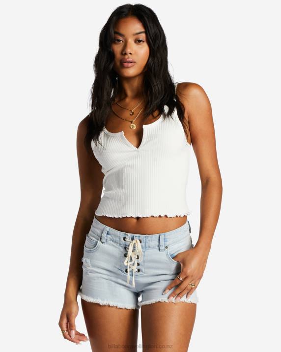 Women Acid Billabong Lite Hearted Denim Shorts 80P81876