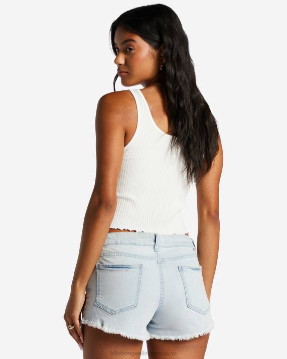 Women Acid Billabong Lite Hearted Denim Shorts 80P81876