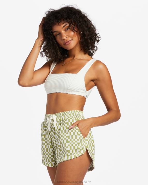 Women Avocado Billabong Road Trippin Shorts 80P81784