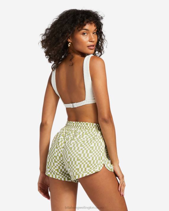 Women Avocado Billabong Road Trippin Shorts 80P81784
