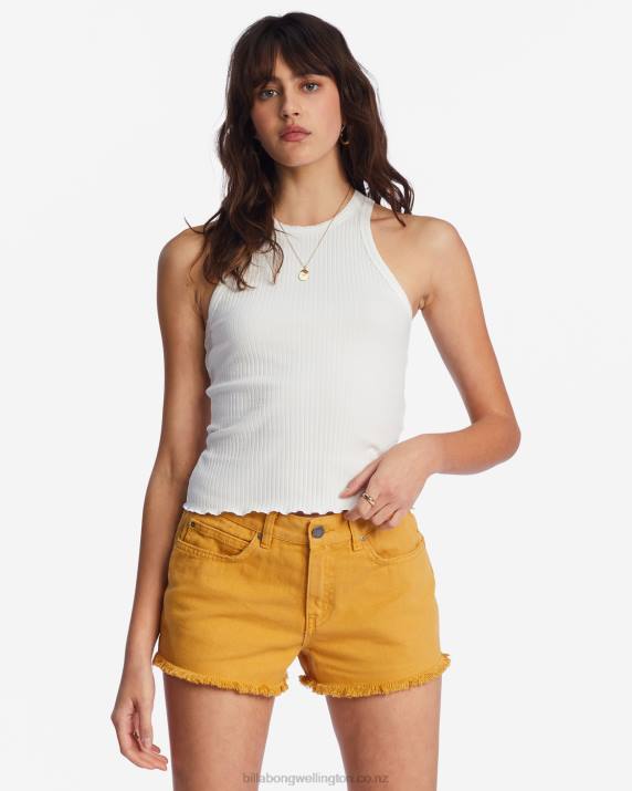 Women Goldie Billabong Drift Away Frayed Shorts 80P82189