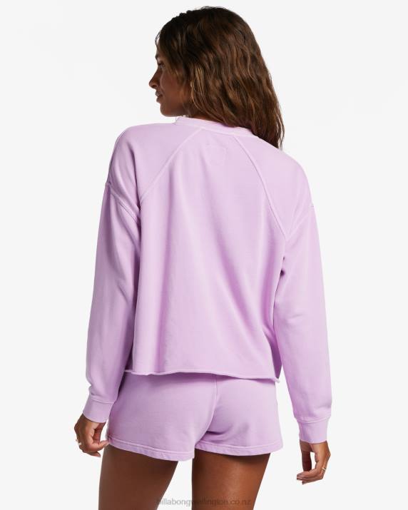 Women Lilac Dream Billabong Surf Classic Sweat Shorts 80P82013