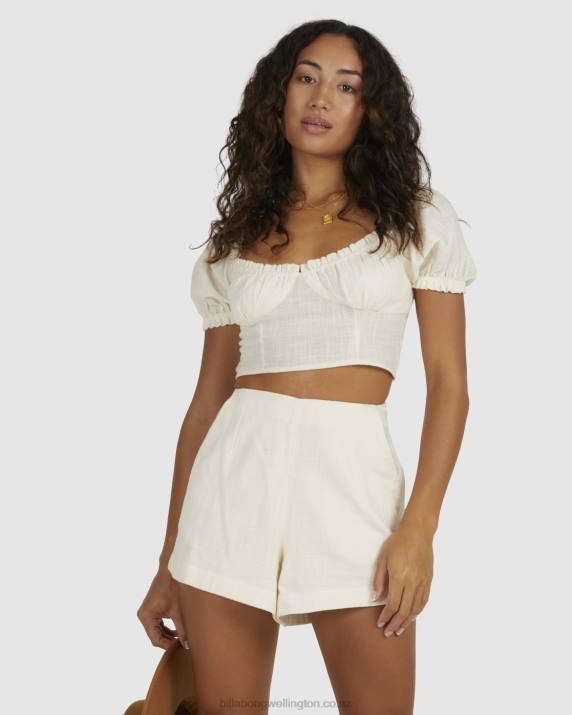 Women Salt Crystal Billabong Monique Elastic Shorts 80P81975
