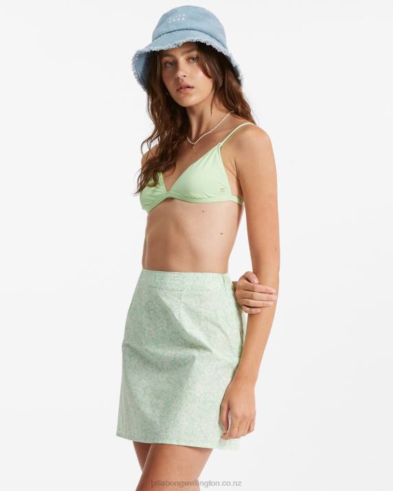 Women Honey Dew Billabong Tropic Sun Mini Skirt 80P82330
