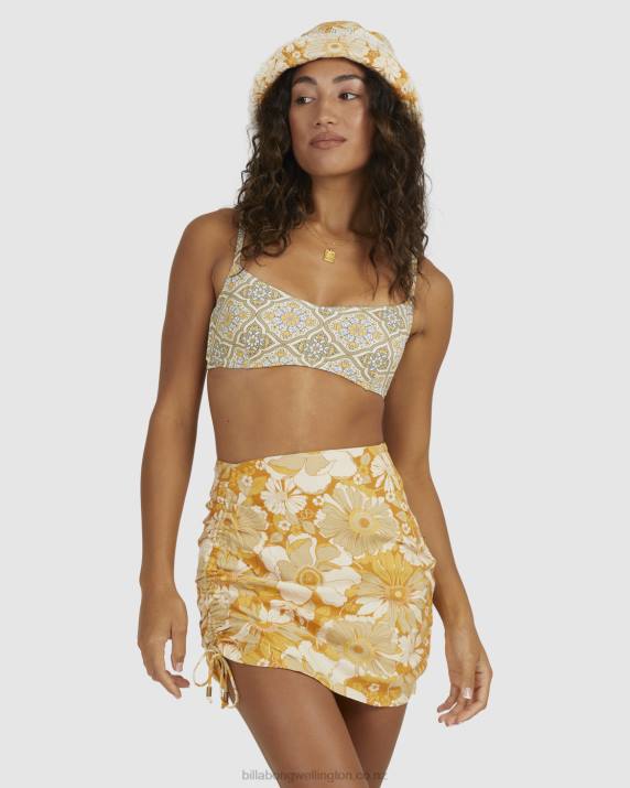 Women Rust Billabong Dalilah Mini Skirt 80P81952