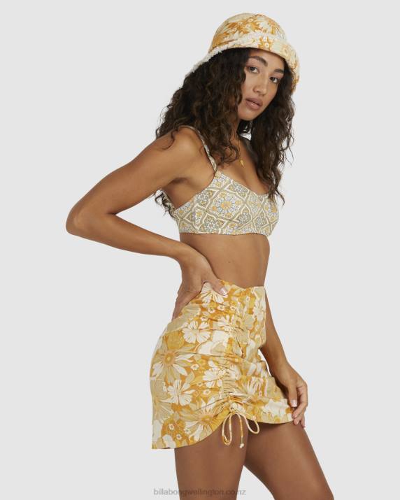 Women Rust Billabong Dalilah Mini Skirt 80P81952