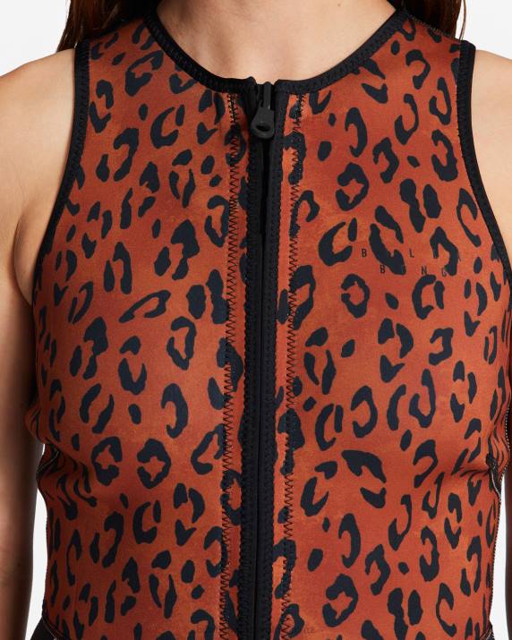 Women Spotted Billabong 1/1 Sol Sistah Shorty Spring Suit 80P81713