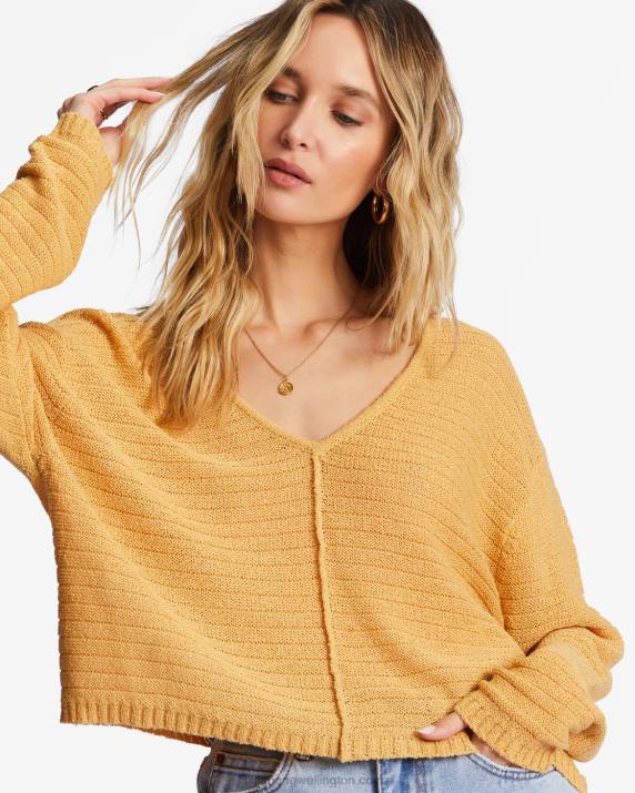 Women Gold Coast Billabong Every Day Pullover Sweater 80P82139