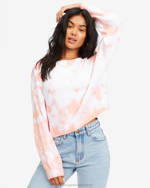 Women Melon Billabong Under The Sun Crewneck Sweater 80P82328