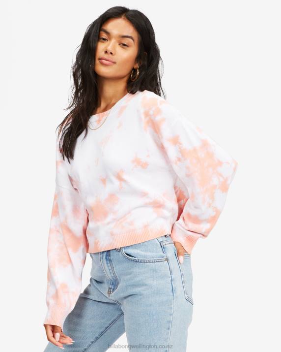 Women Melon Billabong Under The Sun Crewneck Sweater 80P82328