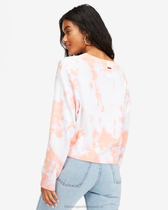 Women Melon Billabong Under The Sun Crewneck Sweater 80P82328