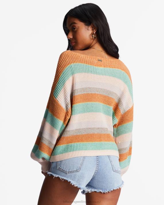 Women Multi Billabong Spaced Out Pullover Sweater 80P82170