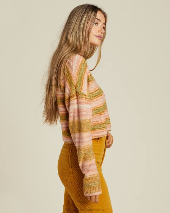 Women Warm Rays Billabong So Charmed Slightly Cropped Sweater 80P82228