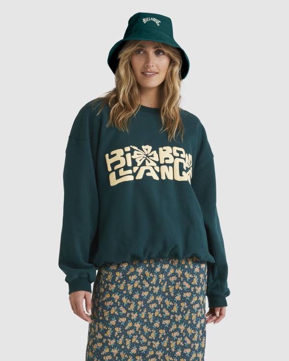 Women June Bug Billabong Tiki Vibes Kendall Sweatshirt 80P81913