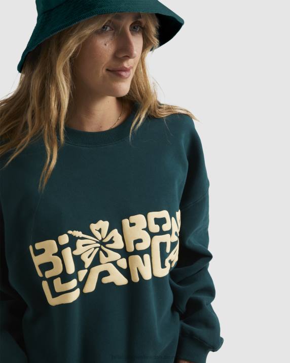 Women June Bug Billabong Tiki Vibes Kendall Sweatshirt 80P81913
