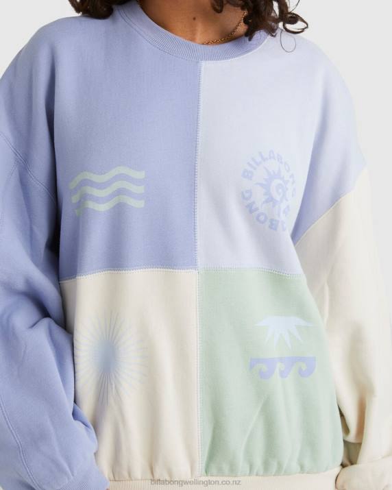 Women Multi Billabong Later Days Kendall Sweatshirt 80P81978