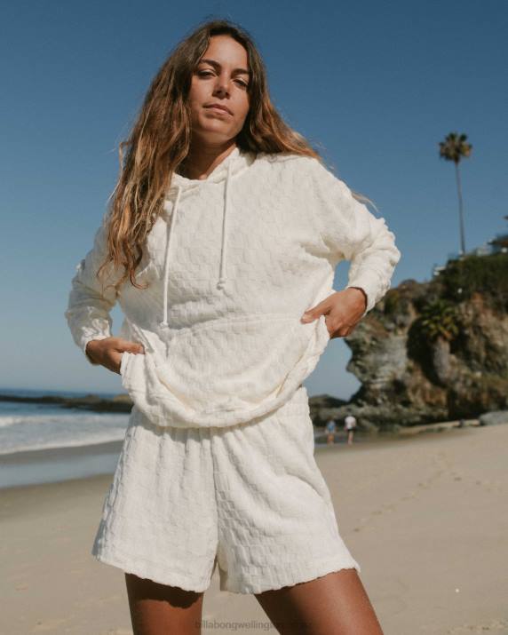 Women Salt Crystal Billabong Shoreline Sands Sweatshirt 80P81857