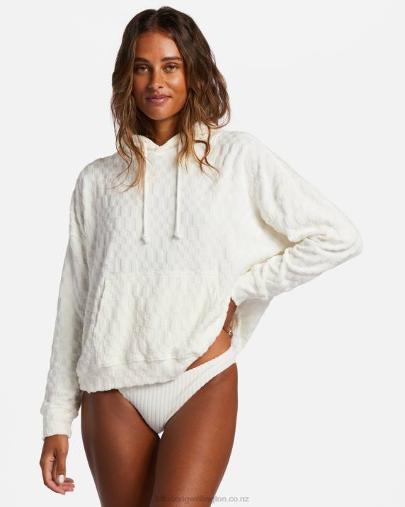 Women Salt Crystal Billabong Shoreline Sands Sweatshirt 80P81857