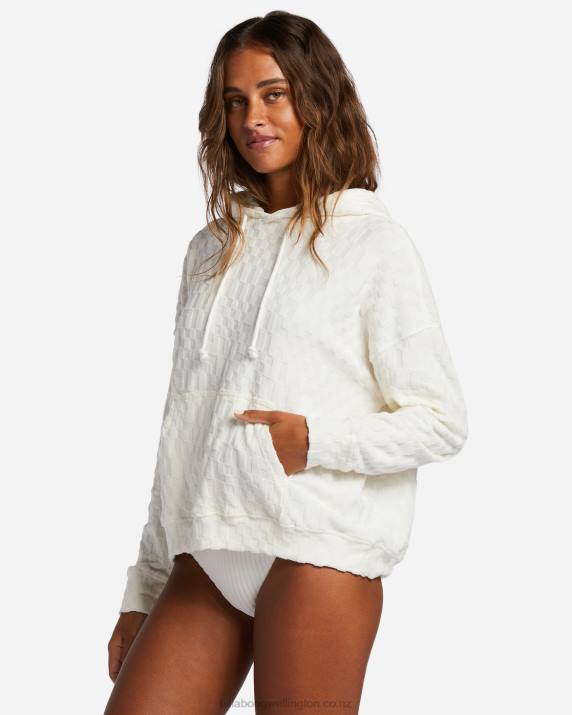 Women Salt Crystal Billabong Shoreline Sands Sweatshirt 80P81857