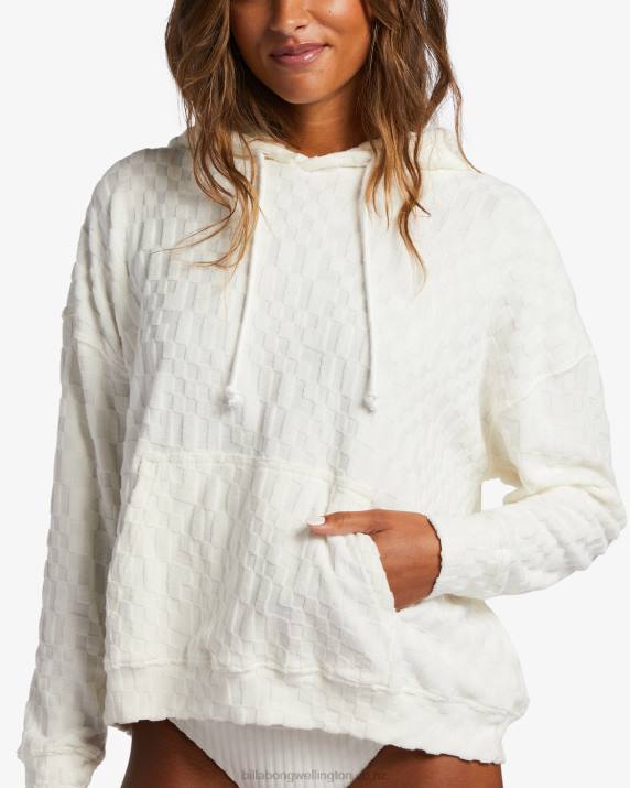 Women Salt Crystal Billabong Shoreline Sands Sweatshirt 80P81857