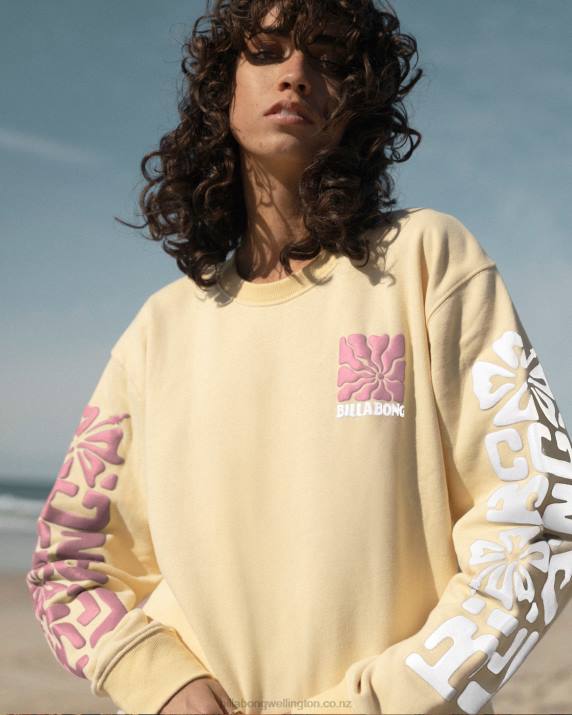 Women Sol Rise Billabong Tiki Ride Brooklyn Sweatshirt 80P81835