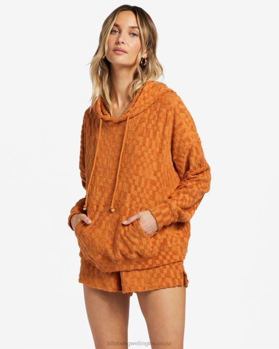 Women Summer Spice Billabong Shoreline Sands Sweatshirt 80P81849