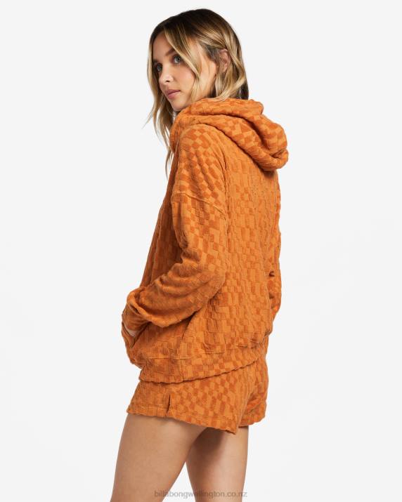 Women Summer Spice Billabong Shoreline Sands Sweatshirt 80P81849