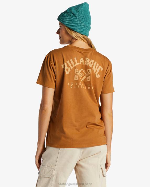 Women Caramel Billabong A/Div T-Shirt 80P82072