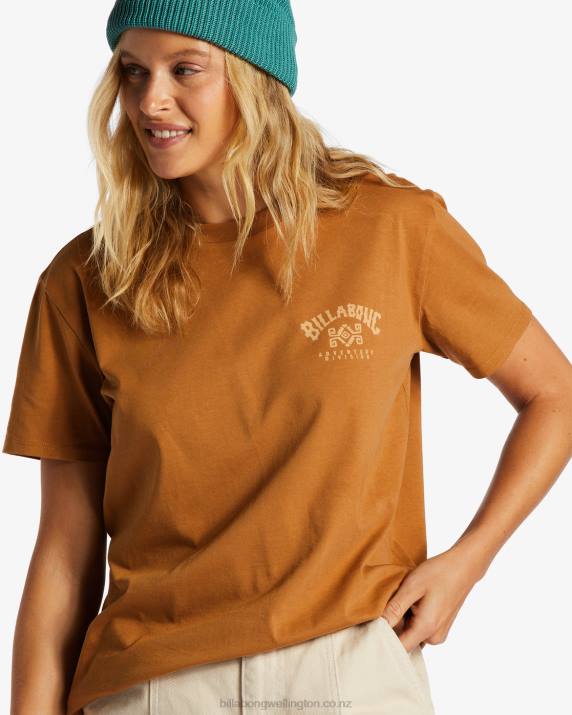Women Caramel Billabong A/Div T-Shirt 80P82072