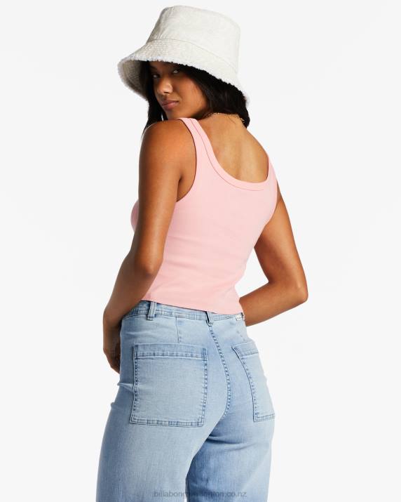 Women Flamingo Billabong Sun Coast T-Shirt 80P82051