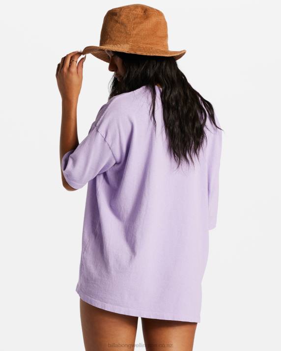 Women Lilac Breeze Billabong Moonlight Kiss T-Shirt 80P82030