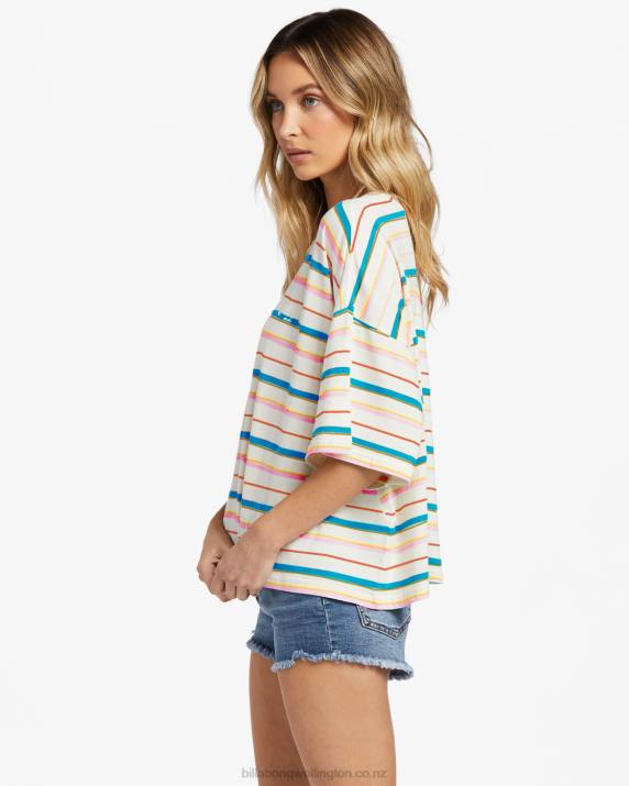Women Multi Billabong Feeling Free Boxy T-Shirt 80P81772