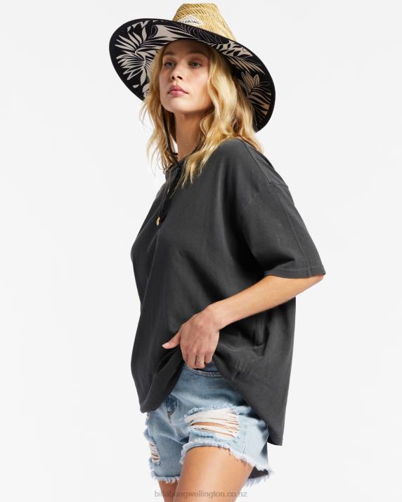 Women Off Black Billabong Essentials True Boy T-Shirt 80P81990