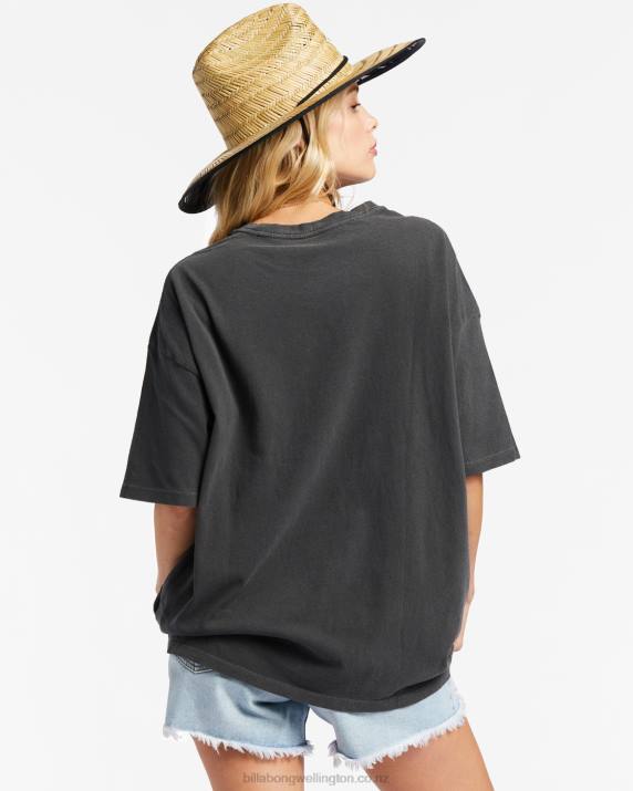 Women Off Black Billabong Essentials True Boy T-Shirt 80P81990