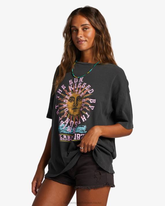 Women Off Black Billabong Kiss Me T-Shirt 80P81910