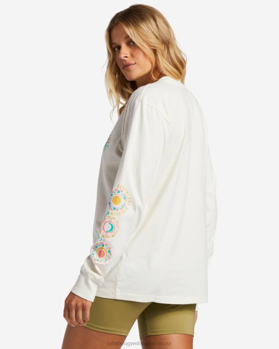 Women Salt Crystal Billabong A/Div Long Sleeve T-Shirt 80P81788