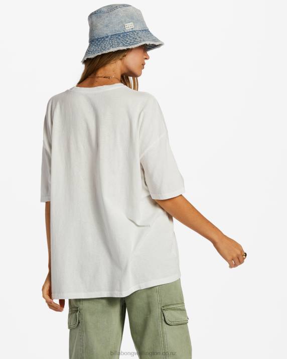 Women Salt Crystal Billabong Take A Sun Trip T-Shirt 80P82064