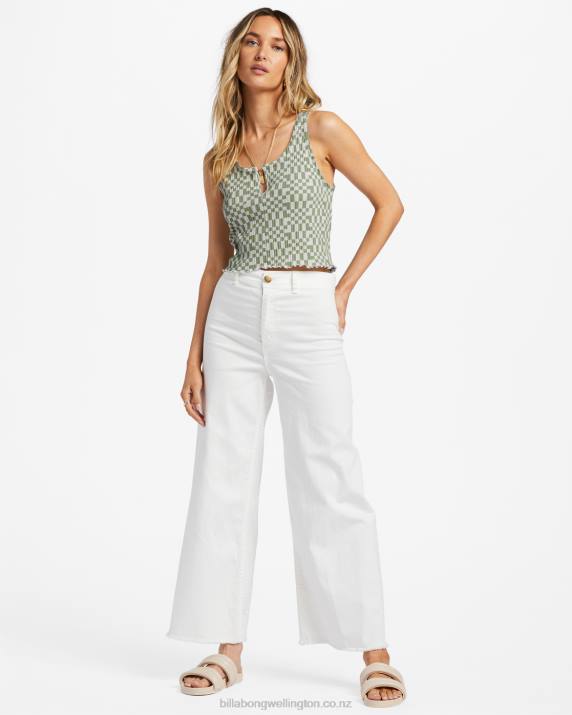 Women Avocado Billabong Notch Tank Top 80P81800
