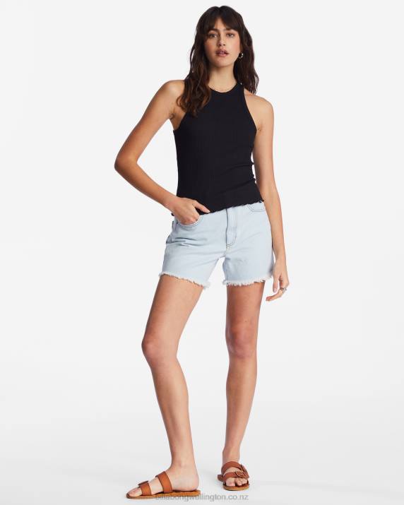 Women Black Pebble Billabong Tomboy Tank Top 80P82143