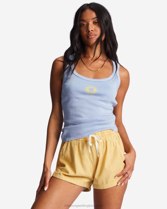 Women Good Tides Billabong Right On Time Tank Top 80P82110