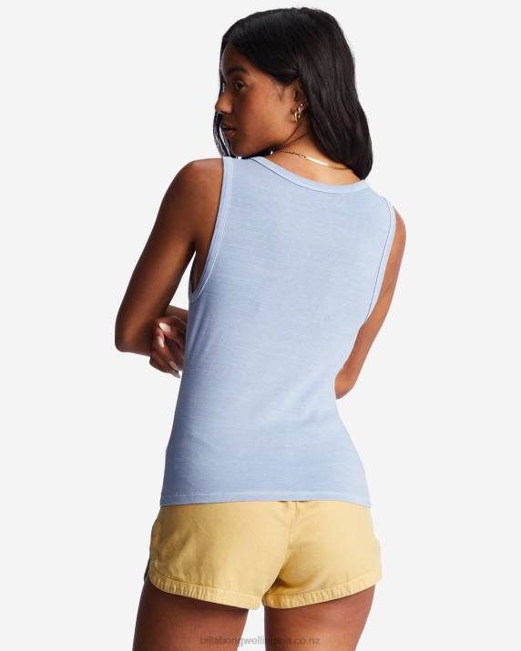 Women Good Tides Billabong Right On Time Tank Top 80P82110
