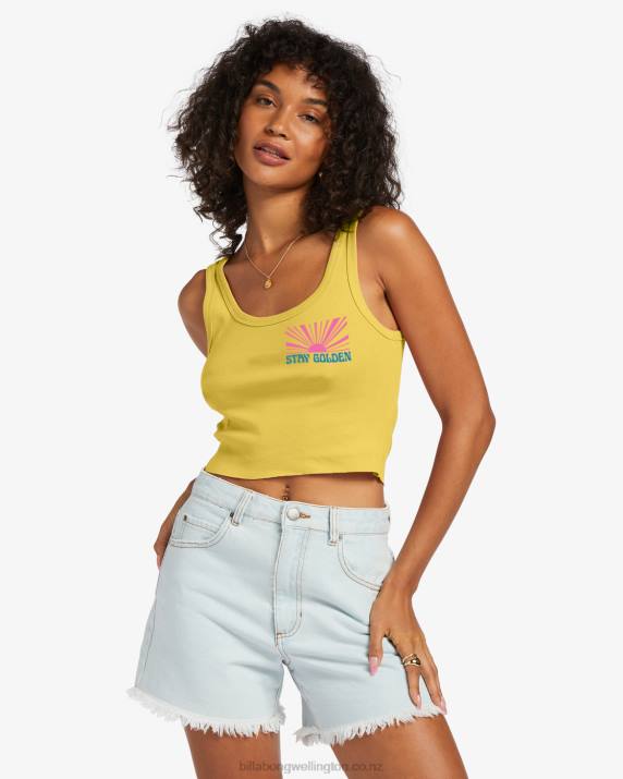 Women Honeybee Billabong Radiate All Day Tank Top 80P81855